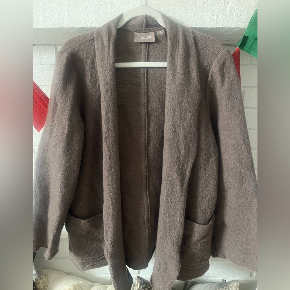 Wool cardigan
